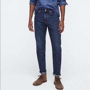 J. Crew 484 Selvedge Straight Jeans 31W L30 EUC Dark
